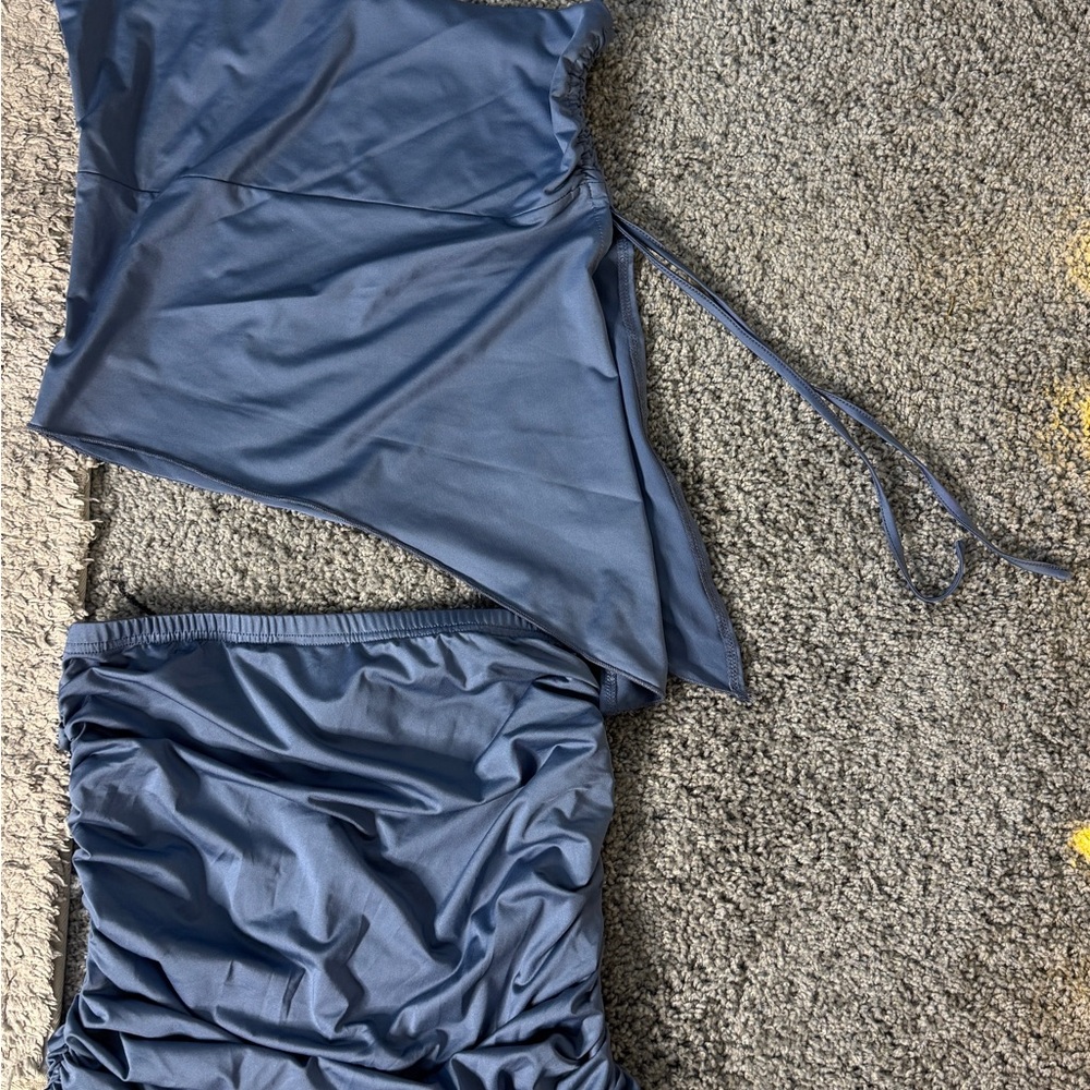 Blue Two-Piece stylish set